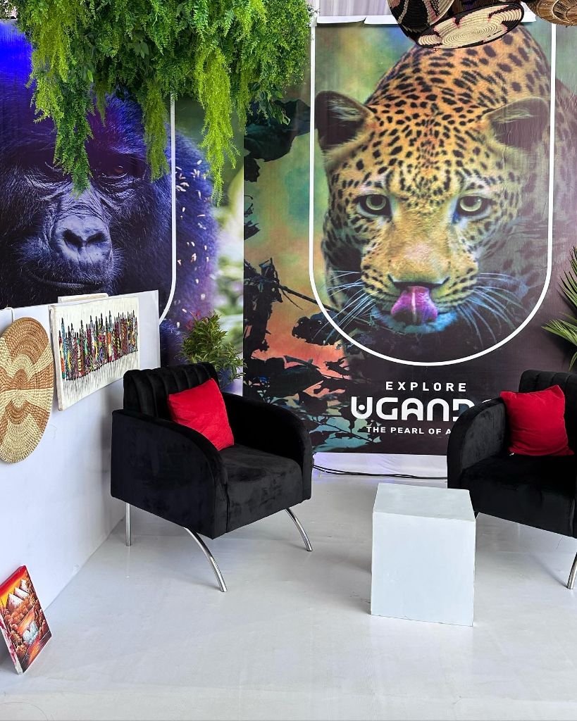Explore Uganda themed meeting booths