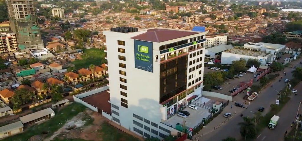 KCB Bank branch exterior branded signage