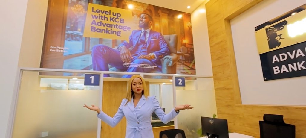 KCB Advantage Banking interior branding